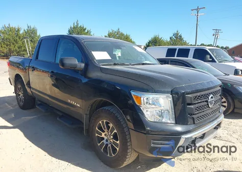 2022 Nissan Titan Sv 4X4 из США, поврежденный, VIN 1N6AA1EC0NN104201